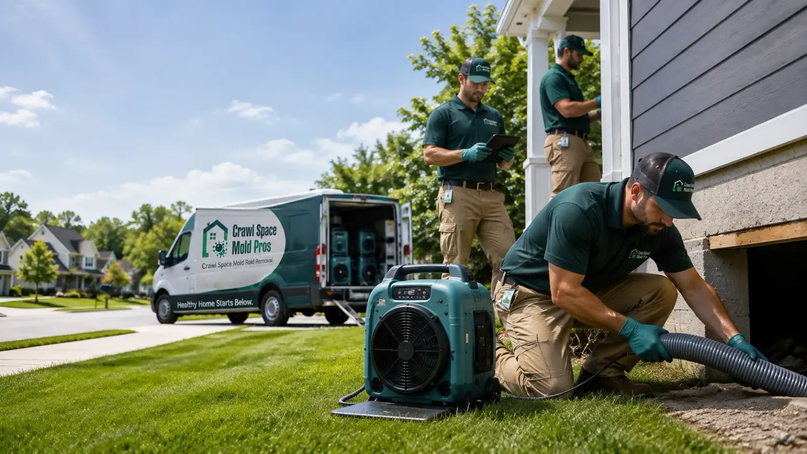 Crawl Space Mold Removal in Huntley, WY